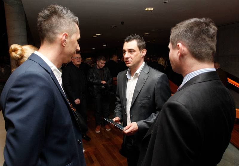 Football. GKS Katowice. Press Conference. 28.02.2014