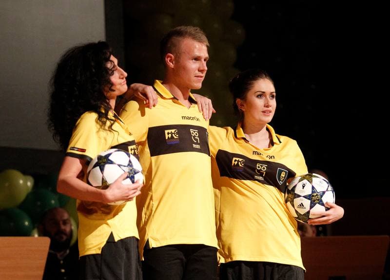 Football. GKS Katowice. Press Conference. 28.02.2014