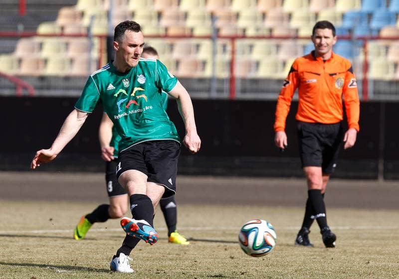 Football. Sparing. Energetyk ROW Rybnik - Rakow Czestochowa. 01.03.2014