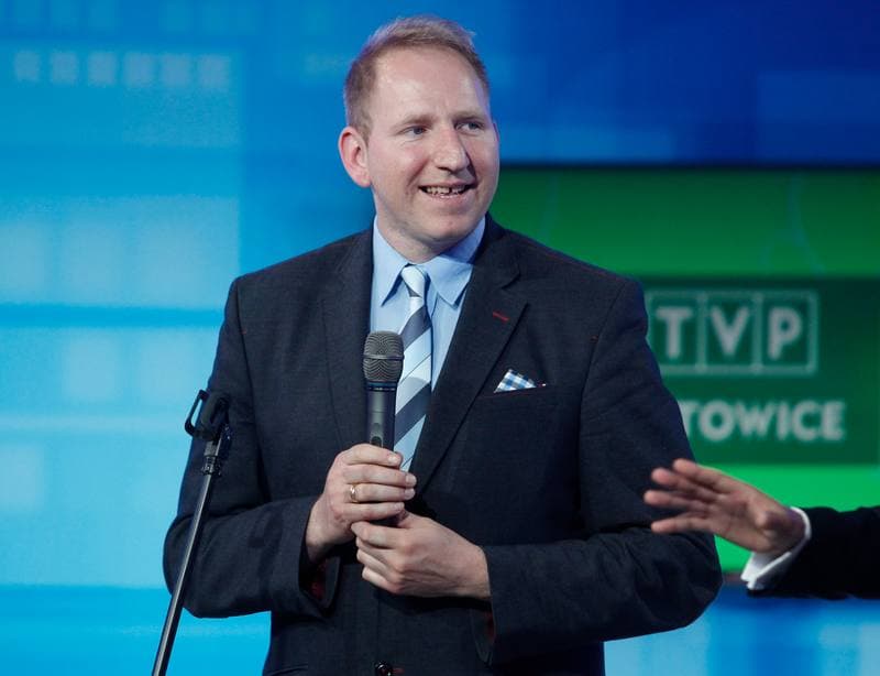 Television. TVP Katowice. Press Conference. 09.05.2014