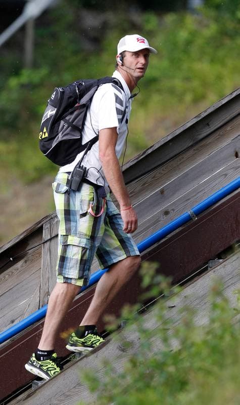 Ski Jumping. FIS Grand Prix. Press Conference. 24.07.2014