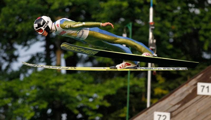 Ski Jumping. FIS Grand Prix. Press Conference. 24.07.2014