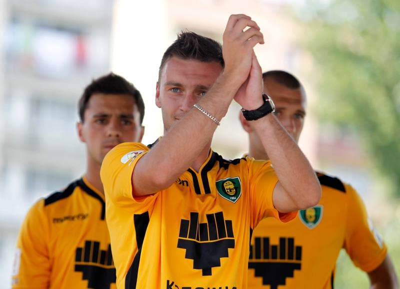 Football. GKS Katowice. Press Conference. 26.07.2014
