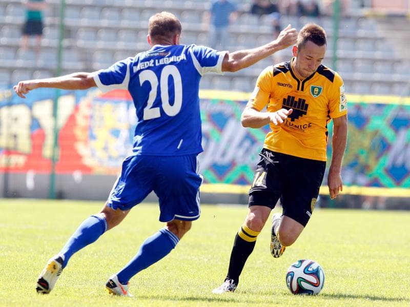 Football. I Liga. Miedz Legnica - GKS Katowice. 10.08.2014