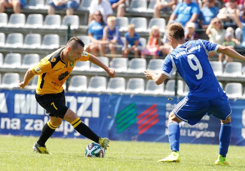 Football. I Liga. Miedz Legnica - GKS Katowice. 10.08.2014