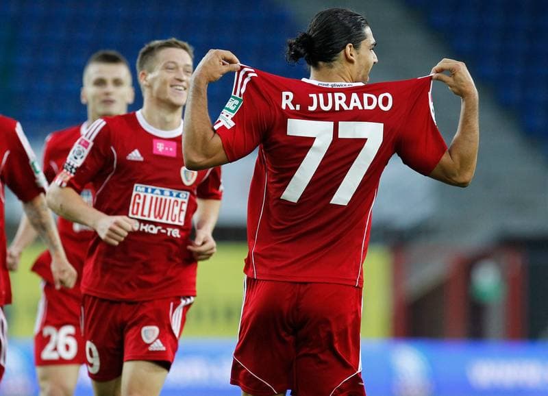 Football. T-Mobile Ekstraklasa. Piast Gliwice - Zawisza Bydgoszcz. 29.08.2014