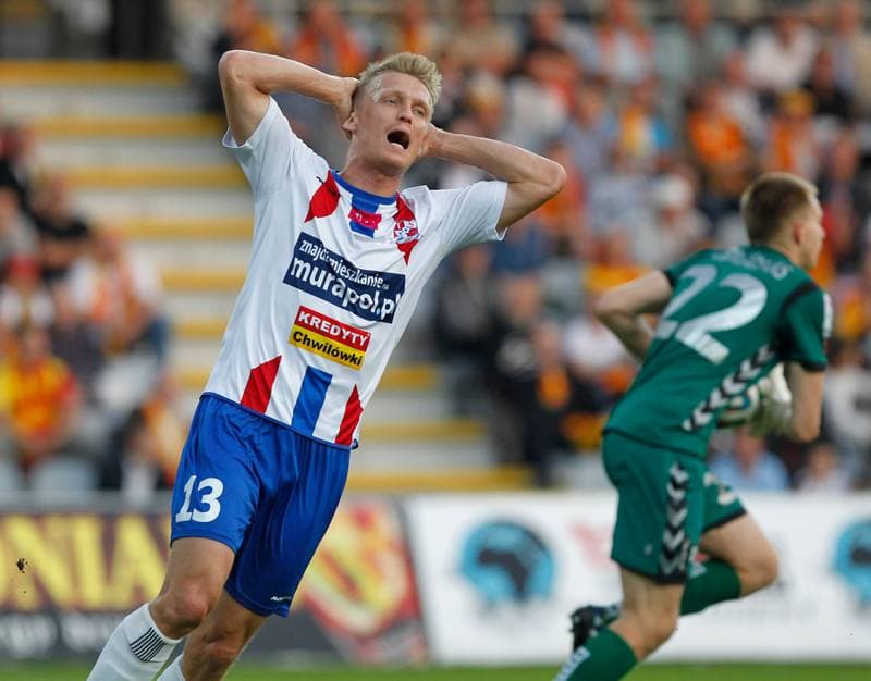 Football. T-Mobile Ekstraklasa. Korona Kielce - Podbeskidzie Bielsko Biala. 15.09.2014