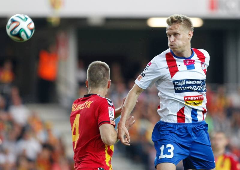 Football. T-Mobile Ekstraklasa. Korona Kielce - Podbeskidzie Bielsko Biala. 15.09.2014