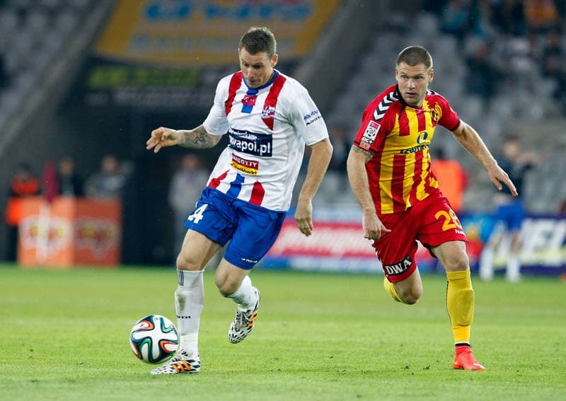 Football. T-Mobile Ekstraklasa. Korona Kielce - Podbeskidzie Bielsko Biala. 15.09.2014