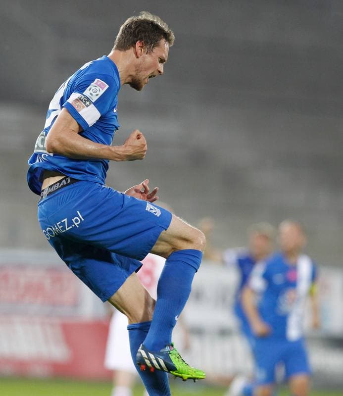 Football. T-Mobile Ekstraklasa. Gornik Zabrze - Lech Poznan. 27.07.2014