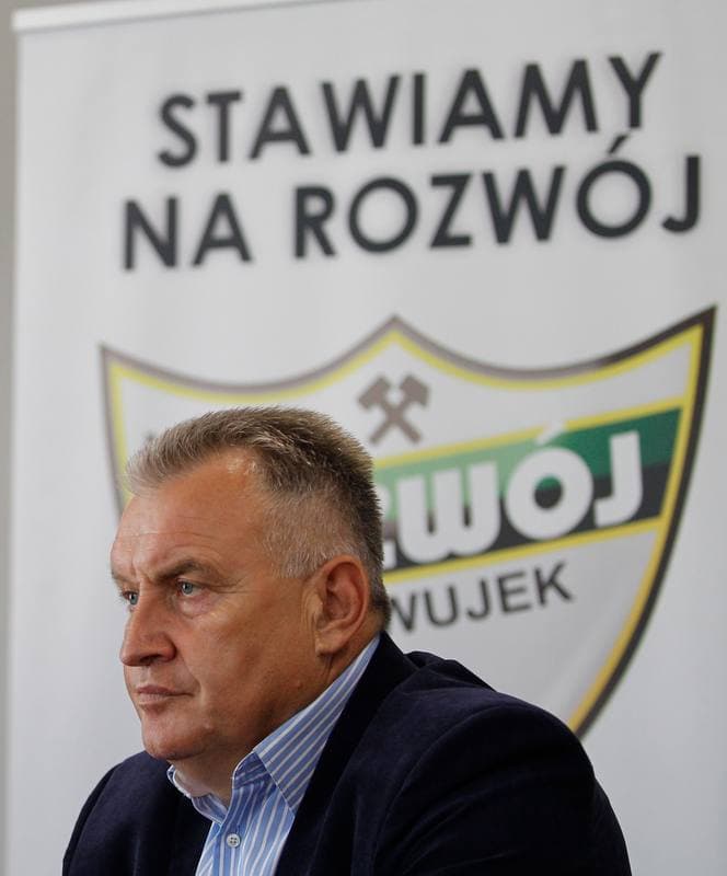 Football. Rozwoj Katowice. Press Conference. 26.06.2015