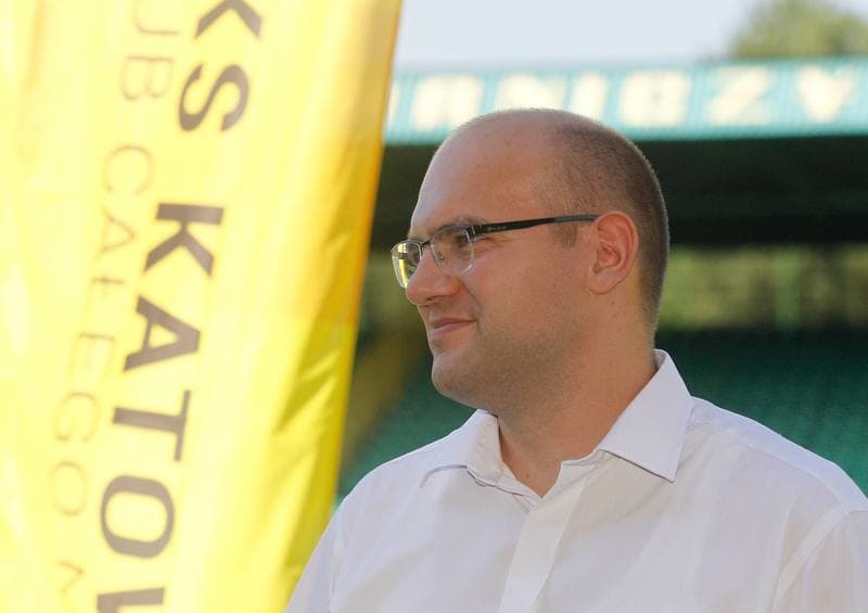 Football. GKS Katowice. Press Conference. 21.07.2015