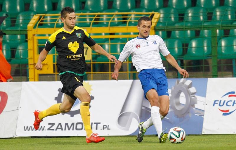 Football. Polish First League. GKS Katowice - MKS Kluczbork. 22.08.2015