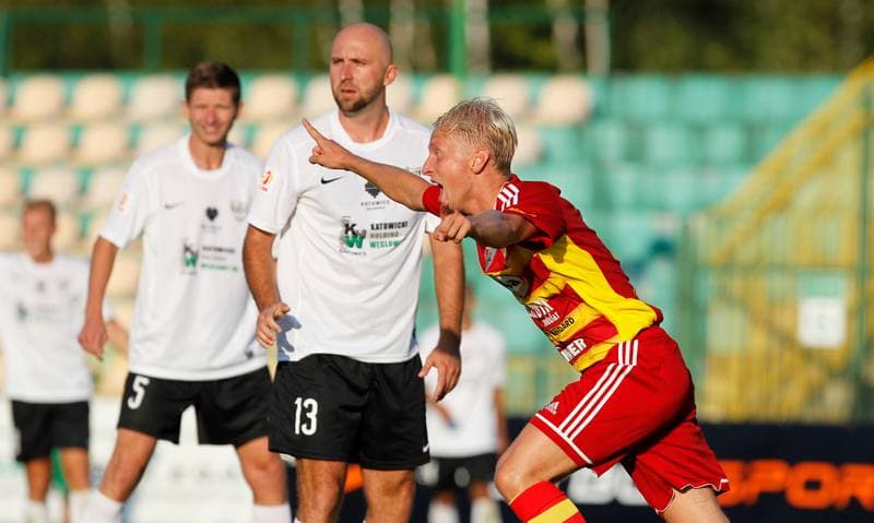 Football. Polish First League. Rozwoj Katowice - Chojniczanka Chojnice. 26.08.2015
