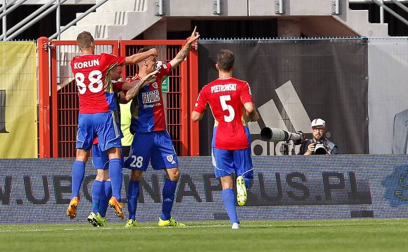 Football. PKO BP Ekstraklasa. Piast Gliwice - Gornik Leczna. 29.08.2015