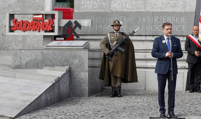Celebration of the 35th Anniversary of the Jastrzebie Agreement. Jastrzebie-Zdroj. 03.09.2015