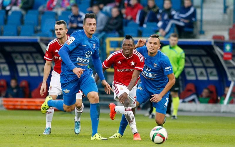 Football. PKO BP Ekstraklasa. Wisla Krakow - Termalica Bruk-Bet Nieciecza. 18.10.2015