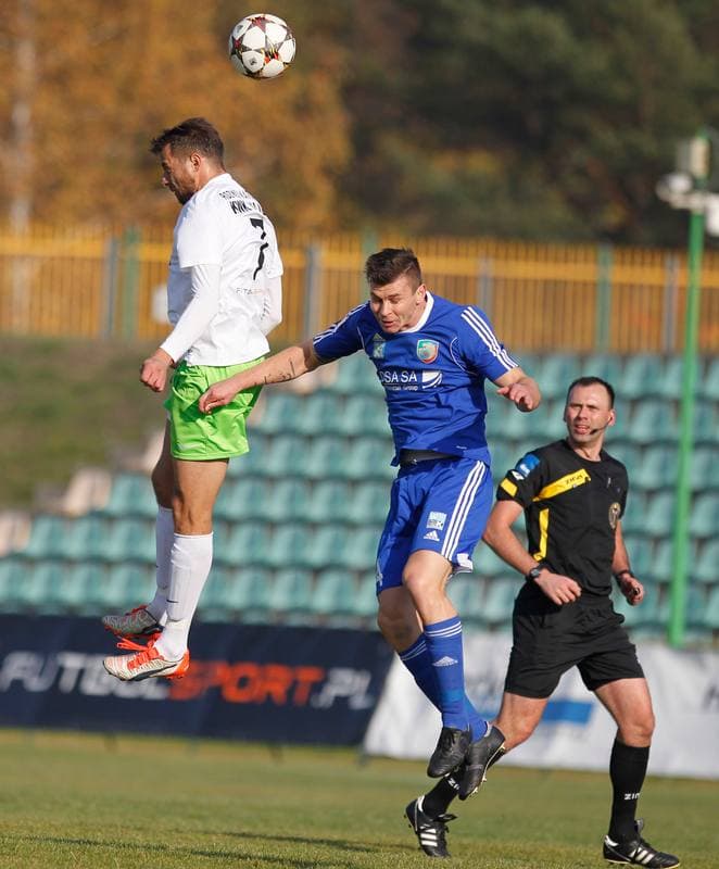 Football. I Liga. Rozwoj Katowice - Miedz Legnica. 31.10.2015
