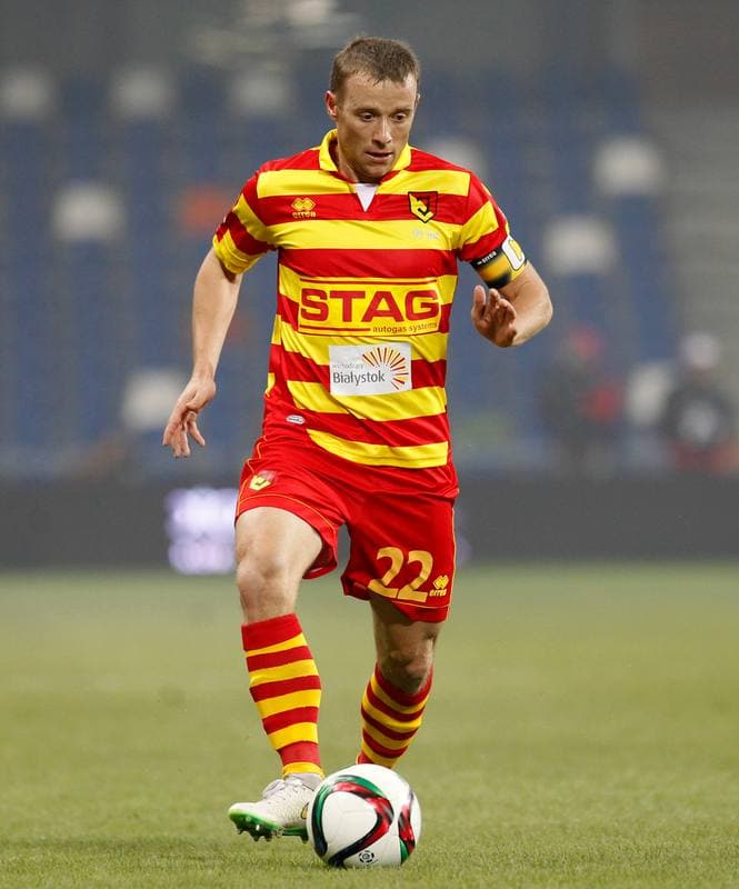 Football. PKO BP Ekstraklasa. Podbeskidzie Bielsko Biala - Jagiellonia Bialystok. 02.11.2015