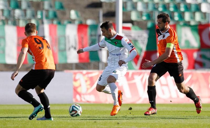 Football. I Liga. Zaglebie Sosnowiec - Chrobry Glogow. 08.11.2015
