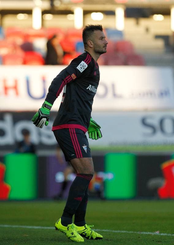 Football. T-Mobile Ekstraklasa. Gornik Zabrze - Korona Kielce. 01.03.2014