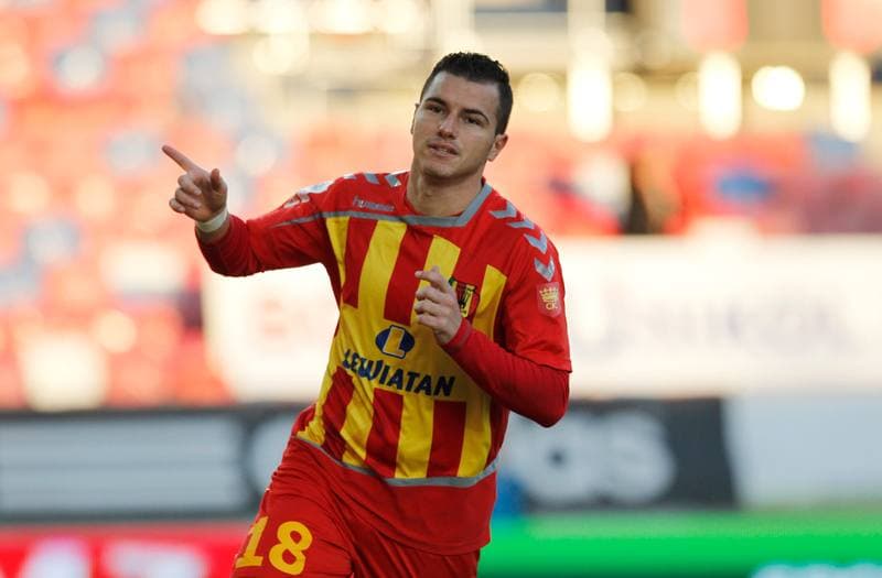 Football. T-Mobile Ekstraklasa. Gornik Zabrze - Korona Kielce. 01.03.2014