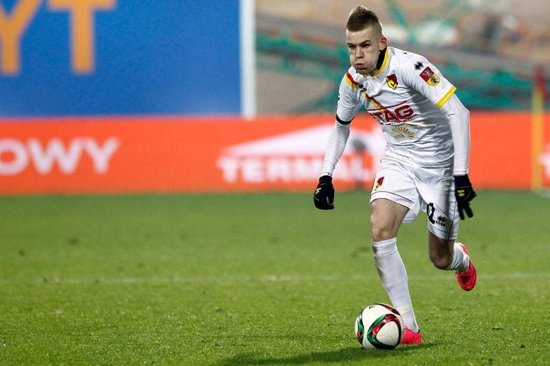 Football. PKO BP Ekstraklasa. Termalica Bruk-Bet Nieciecza - Jagiellonia Bialystok. 16.12.2015