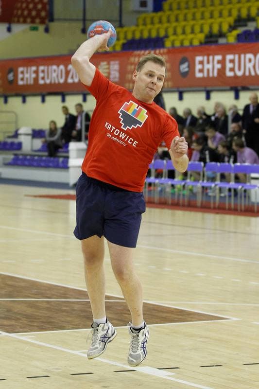 Handball. Poland national team. Press Conference. 12.01.2016