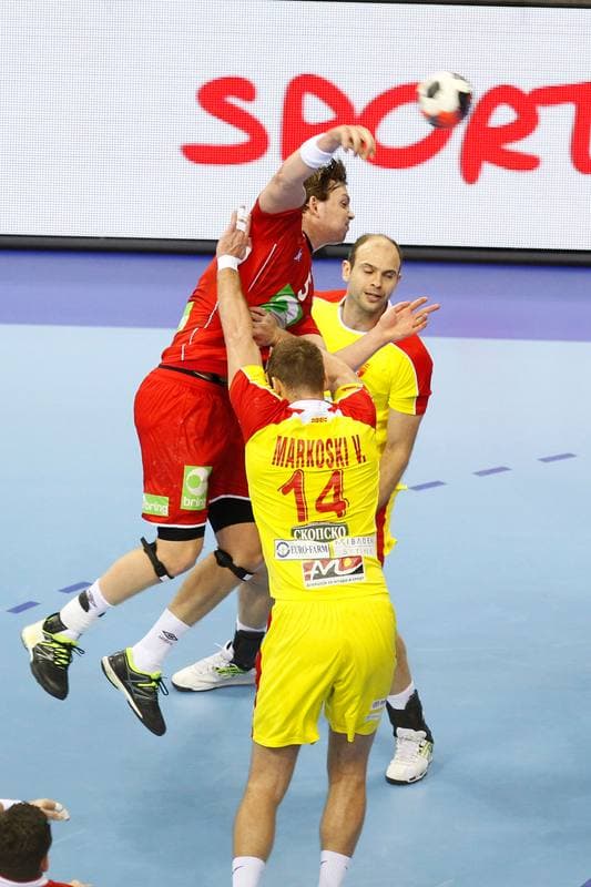 Handball. EHF Euro 2016. FYR Macedonia - Norway. 25.01.2016