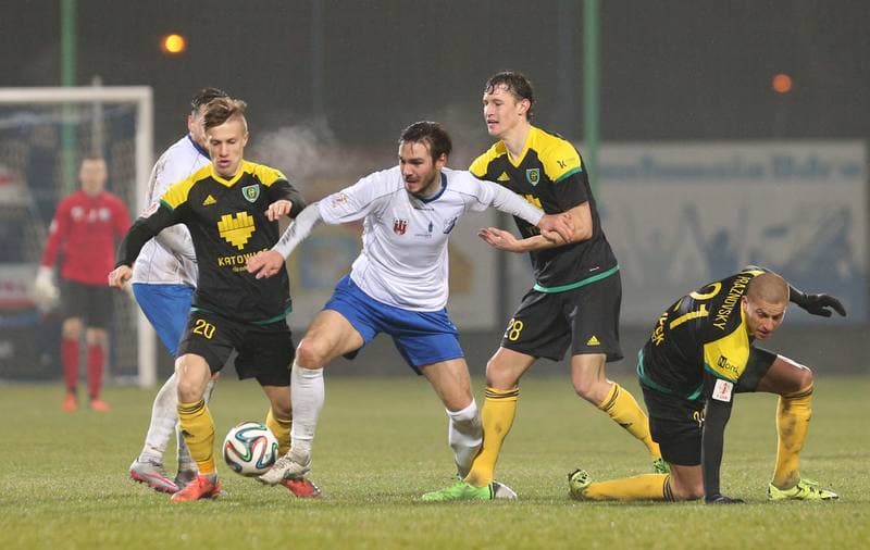 Football. I Liga. MKS Kluczbork - GKS Katowice. 12.03.2016