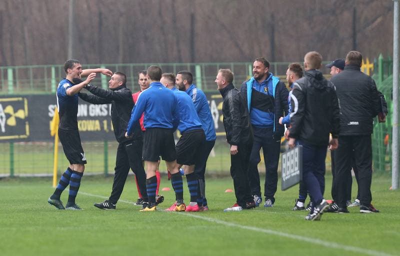 Football. I Liga. Rozwoj Katowice - Zawisza Bydgoszcz. 09.04.2016