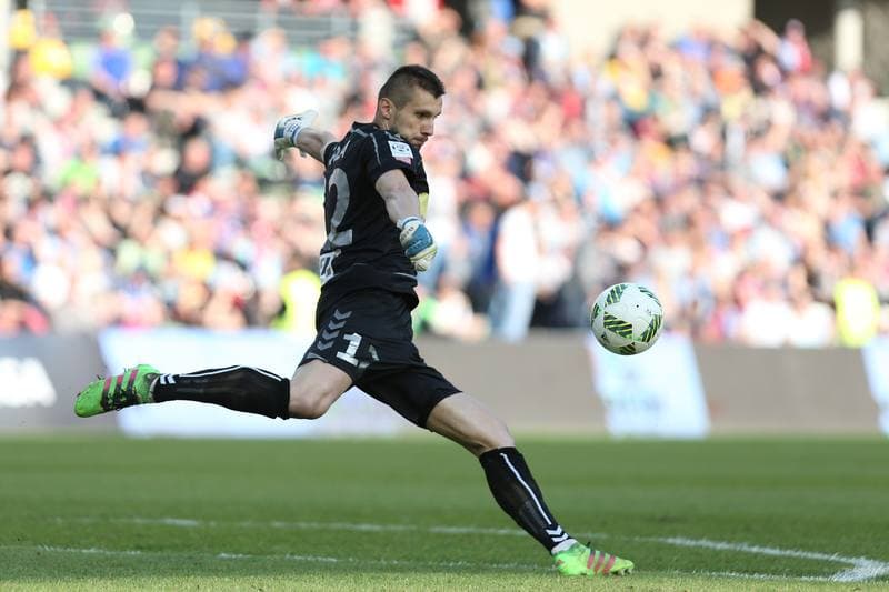 Football. PKO BP Ekstraklasa. Podbeskidzie Bielsko-Biala - Korona Kielce. 06.05.2016