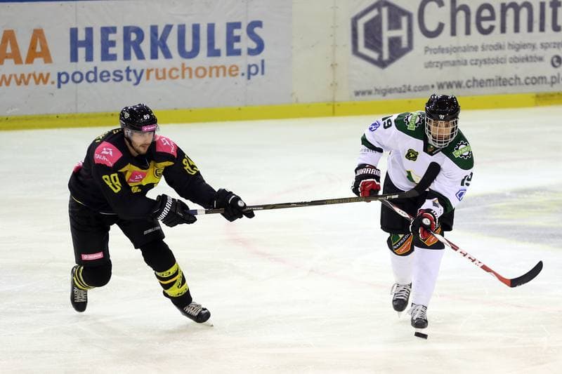 Ice Hockey. Polska Hokej Liga. Naprzod Janow - Tauron KH GKS Katowice. 24.09.2017