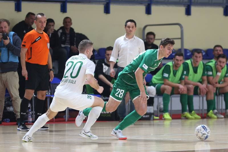 Futsal. Ekstraklasa. AZS US Katowice - Rekord Bielsko-Biala. 25.10.2017