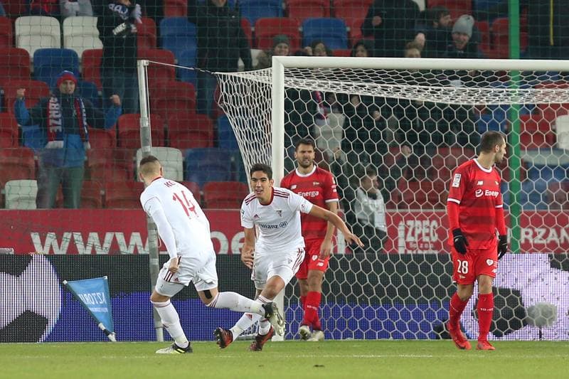 Football. Lotto Ekstraklasa. Gornik Zabrze - Lechia Gdansk. 08.12.2017