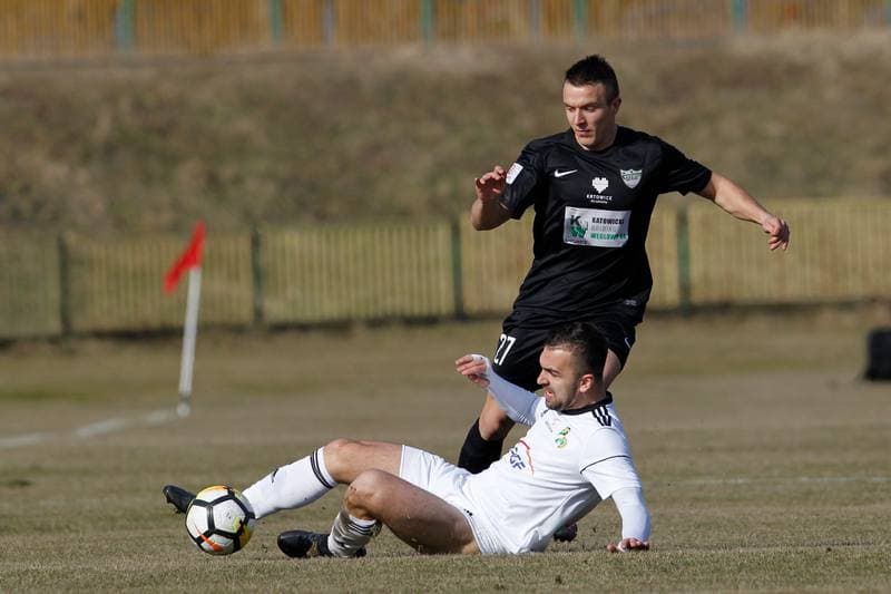 Football. II Liga. Rozwoj Katowice - GKS Belchatow. 24.03.2018