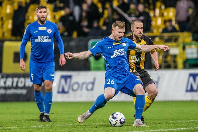 Football. Fortuna I Liga. GKS Katowice - Puszcza Niepolomice. 23.10.2021