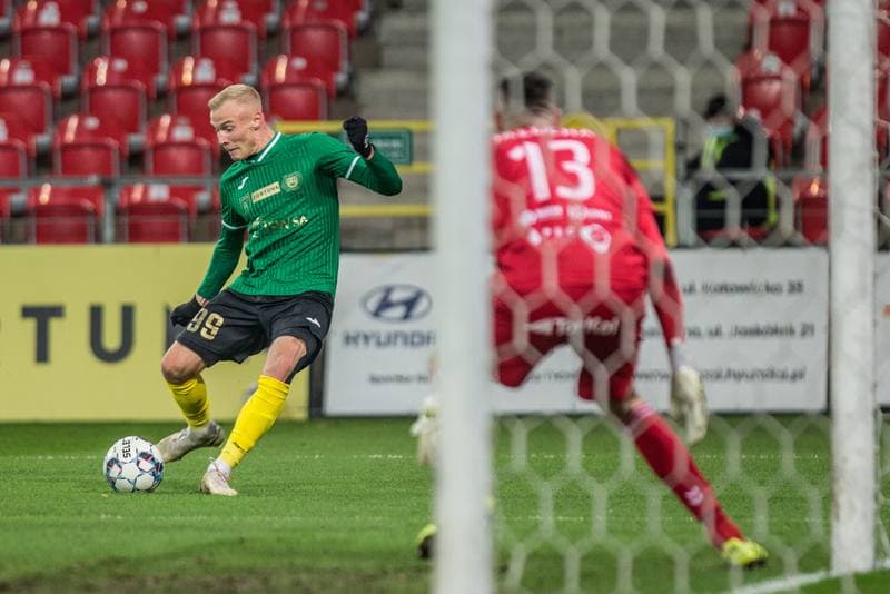 Football. Fortuna I Liga. GKS Tychy - GKS 1962 Jastrzebie. 06.11.2021