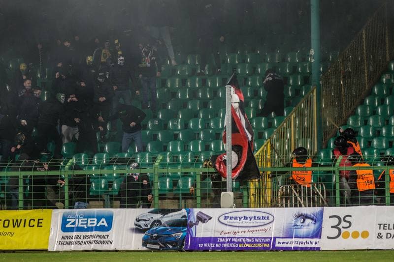 Football. Fortuna I Liga. GKS Katowice - Widzew Lodz. 06.04.2022
