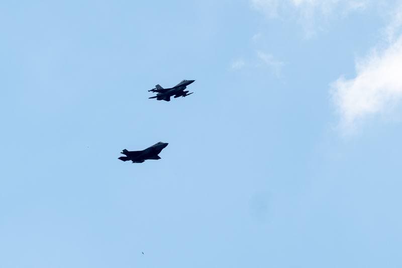 Ceremonial Flyover of F35 Fighter. Krakow. 12.06.2026