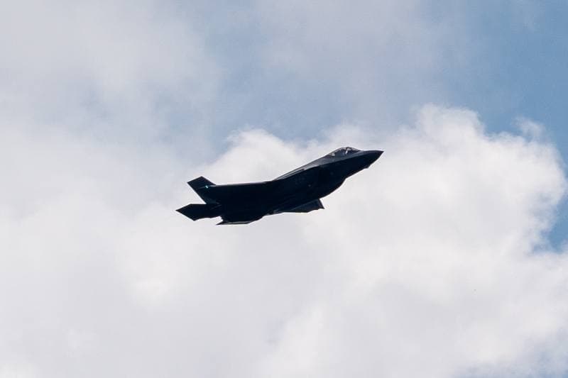 Ceremonial Flyover of F35 Fighter. Krakow. 12.06.2026