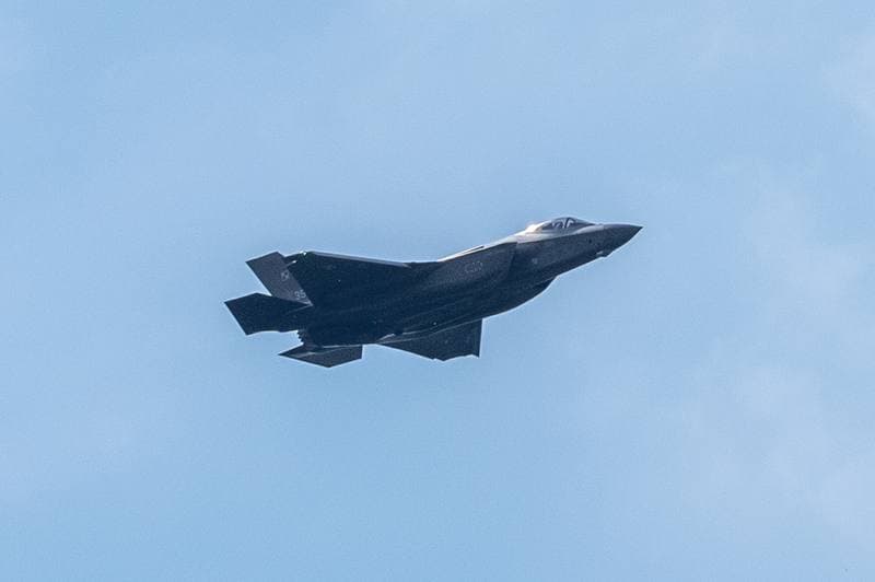 Ceremonial Flyover of F35 Fighter. Krakow. 12.06.2026