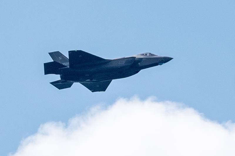 Ceremonial Flyover of F35 Fighter. Krakow. 12.06.2026