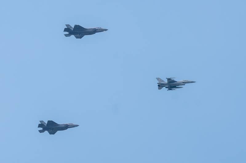 Ceremonial Flyover of F35 Fighter. Krakow. 12.06.2026