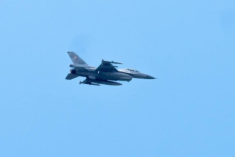 Ceremonial Flyover of F35 Fighter. Krakow. 12.06.2026