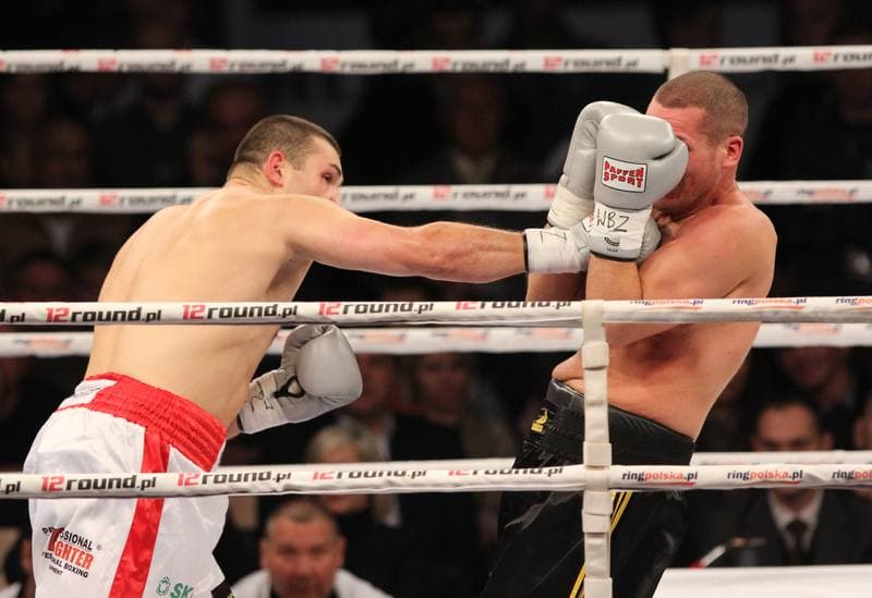 Boxing. Wojak Boxing Night. Krzysztof Zimnoch - Sebastian Tuchscher. 15.10.2011