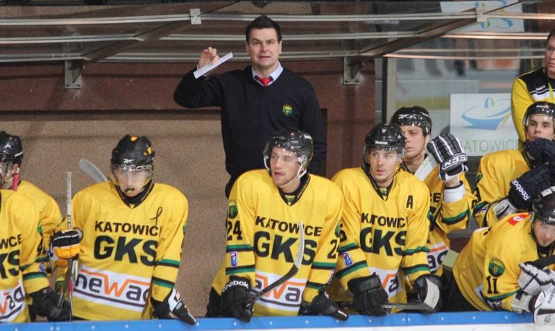 Ice Hockey. Polska Liga Hokeja na Lodzie. HC GKS Katowice - Comarch Cracovia Krakow. 02.10.2012