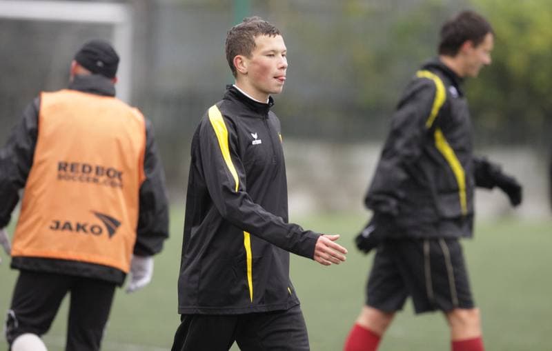 Football. Ruch Radzionkow. Training. 30.09.2010