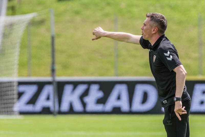 Football. Fortuna I Liga. Zaglebie Sosnowiec - Stomil Olsztyn. 07.06.2020