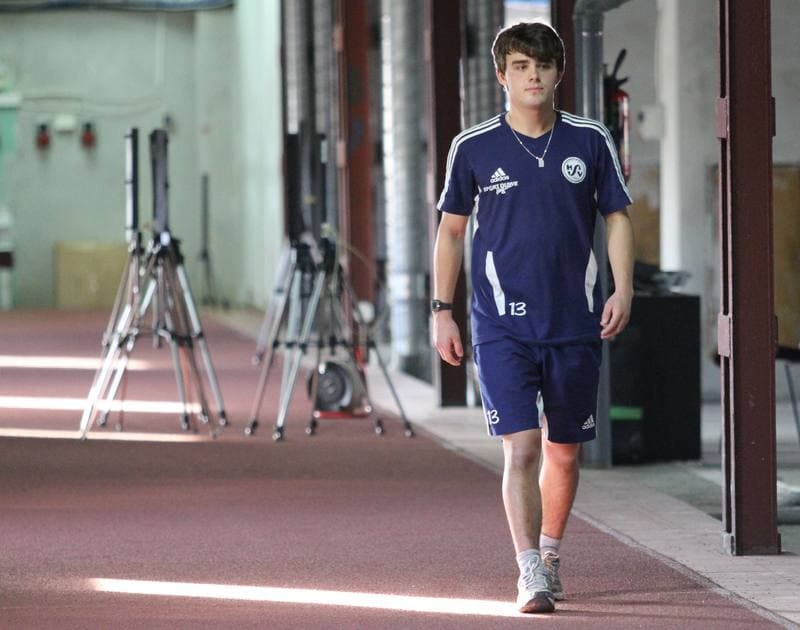Football. Michael Wojcik. Training. 16.12.2011